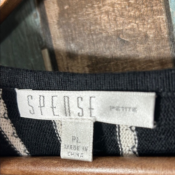 Spense Black and White Striped sweater Dress - Picture 2 of 14